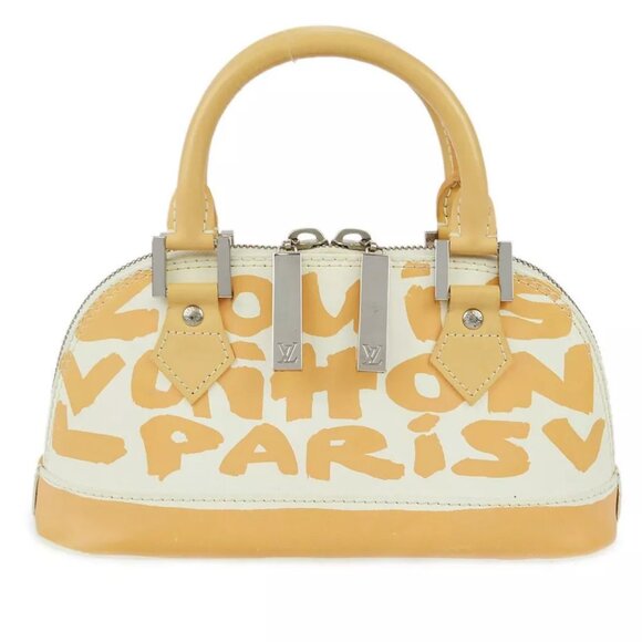 Louis Vuitton Beige Graffiti Alma PM Handbag - Picture 1 of 10